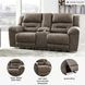 Stoneland Fossil Reclining Console Loveseat