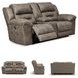 Stoneland Fossil Power Reclining Console Loveseat
