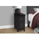 3995 Antique Black Accent Table