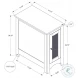 3995 Antique Black Accent Table