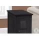 3995 Antique Black Accent Table