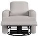 Trey Glider Stormy Gray Upholstered Rocker Power Recliner with USB Charging