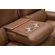 Pierce Homerun Cinnamon Leather 87" Zero Gravity Power Reclining Sofa with Power Lumbar and USB Charging