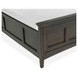 Westley Falls Graphite California King Panel Bed with LED