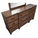 Sugar Mill Spiced Rum 9 Drawer Dresser with Arched Mirror