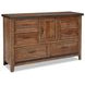 Taos Canyon Brown 6 Drawer Dresser