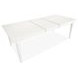 Silverwillow Egg Shell White 88" Extendable Rectangular Dining Table