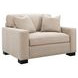 Dexter Taupe Upholstered Lounge Chair with Pillows