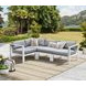 Nash Outdoor Seating Buff 4 Piece Outdoor Modular Sectional