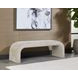 Aria Bergen Taupe Upholstered 60" Accent Bench