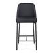 Sydney Black Upholstered Counter Height Stool Set of 2