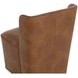 Ardent Tobacco Tan Upholstered Wheeled Dining Chair
