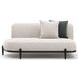 Madera Oatmeal 4 Piece Modular Corner L Sectional with Pillows