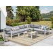 Nash Outdoor Seating Buff 7 Piece Outdoor Modular Sectional with Coffee Table