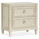 Sheridan Limestone 2 Drawer Nightstand with USB Charging