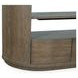 Bosley Lt. Brown Porpoise 60" Demilune TV Stand
