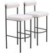 Livorno Ivory Bar Stool Set of 2