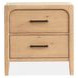 Somerset Butternut 2 Drawer Nightstand with USB Charging
