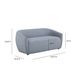 Jordan Baby Blue 70" Loveseat