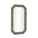 Charlene Watercolor Print Rectangular Wall Mirror