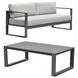 Navarro Outdoor Seating Mocha 2 Piece Outdoor Conversation Set