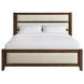 Marlow Sable and White King Upholstered Storage Panel Bed