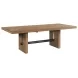 Landmark Weathered Oak 96" Extendable Rectangular Dining Table