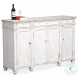 Diamond Wall White Sideboard