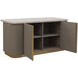 Cataldi Taupe 71" Kitchen Island