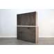 Rowan Light Gray 4 Door Bar Cabinet with Hutch and USB Charging