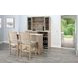Rowan Light Gray and Wheat 60" Rectangular Bar Table