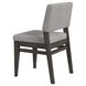 Flex Reclaimed Chevron and Gray Upholstered Side Chair