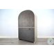 Sagewyn Light Gray Arch Coffee and Wine 2 Door Bar Cabinet