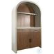 Sagewyn Light Gray Arch Coffee and Wine 2 Door Bar Cabinet