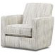 Kittery Dove Cream Upholstered Swivel Glider Chair