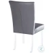 4038 Gray Parson Side Chair Set of 2