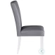 4038 Gray Parson Side Chair Set of 2