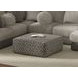 Canyon Umber Upholstered Square Cocktail Ottoman