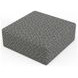 Canyon Platinum Upholstered Square Cocktail Ottoman