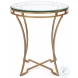 40475 Gold Round Side Table