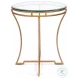 40475 Gold Round Side Table