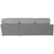 Canyon Platinum 5 Piece Modular RAF Chaise Sectional with Pillows