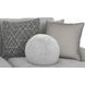Canyon Platinum 5 Piece Modular RAF Chaise Sectional with Pillows