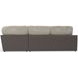 Canyon Umber 5 Piece Modular RAF Chaise Sectional with Pillows
