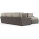 Canyon Umber 5 Piece Modular RAF Chaise Sectional with Pillows