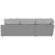 Canyon Platinum 3 Piece Modular Sectional with Pillows