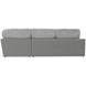 Canyon Platinum 3 Piece Modular Sectional with Pillows