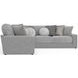 Canyon Platinum 3 Piece Modular Sectional with Pillows