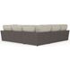 Canyon Umber 3 Piece Modular Sectional with Pillows