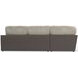 Canyon Umber 5 Piece Modular LAF Chaise Sectional with Pillows